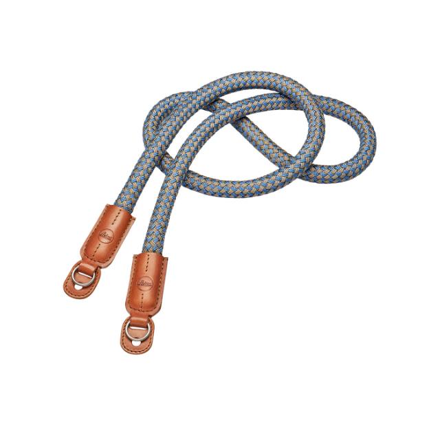 LEICA STRAP FLAT BRAIDED RAYON & LEATHER C&DB