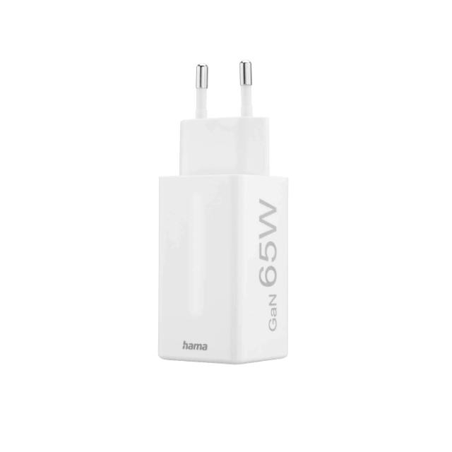 HAMA CHARGER 2X USB-C 1X USB-A 65W GaN