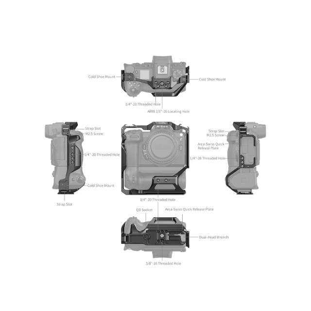 SMALLRIG 4524 CAGE FOR Z6 III W. MB-N14