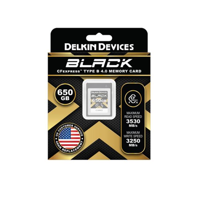 DELKIN CFEXPRESS BLACK TYPE B R3530/W3250 650GB