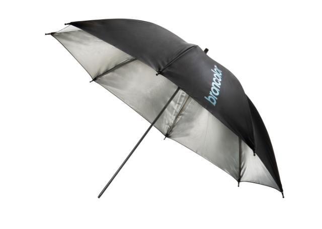 BRONCOLOR NEW UMBRELLA SILVER/BLACK Ø105 CM