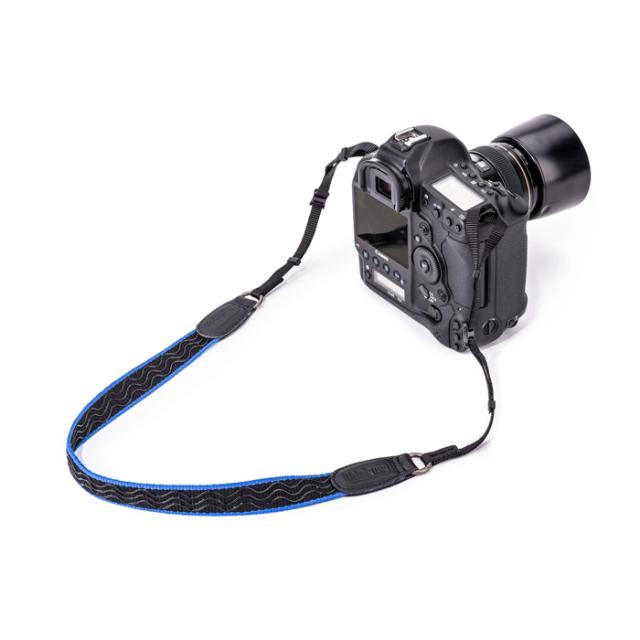 THINK TANK CAMERA STRAP/BLUE V2.0, BLACK/BLUE