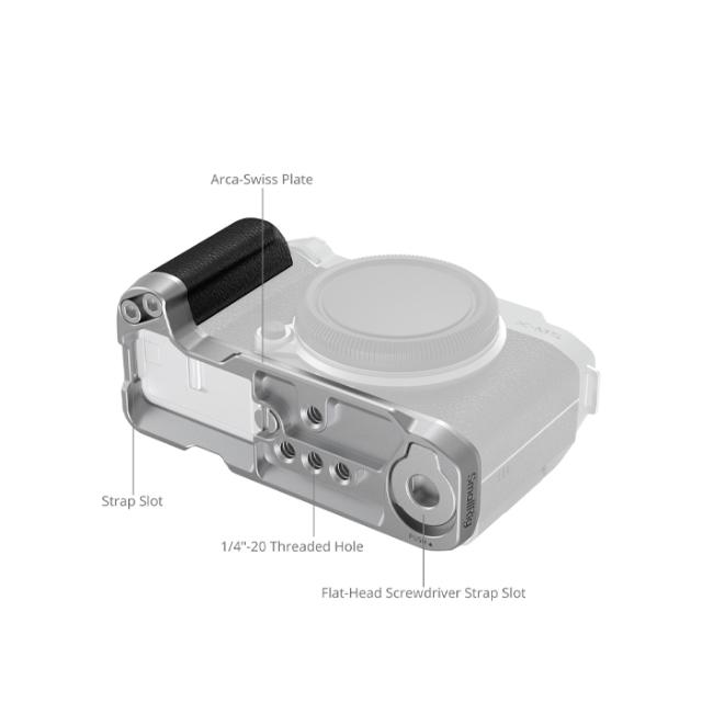 SMALLRIG 4875 L-SHAPE MOUNT PLATE X-M5 SILVER