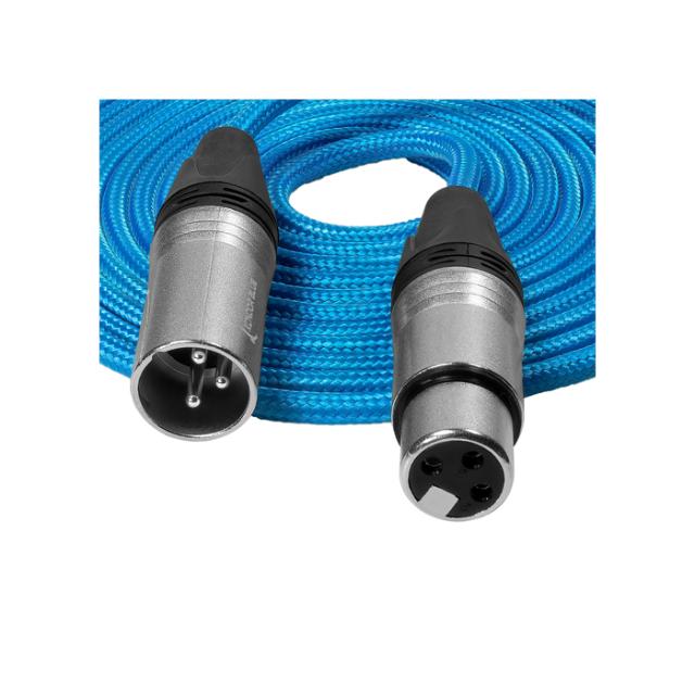 KONDOR BLUE MALE XLR TO FEMALE XLR , 300CM