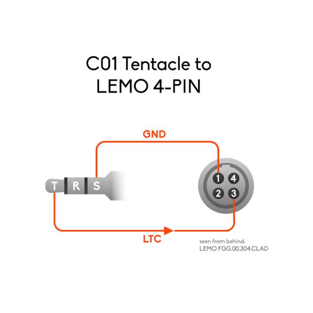 Tentacle to RED 4-Pin - Timecode Cable
