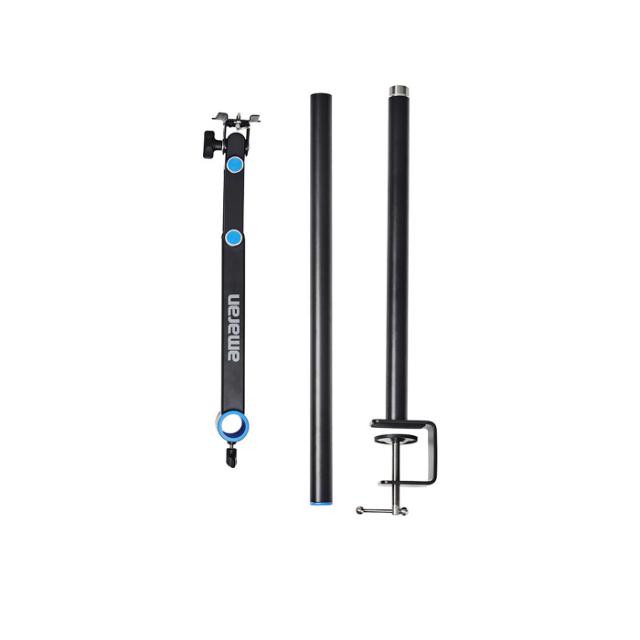 AMARAN VERGE DESK CLAMP STAND BLACK