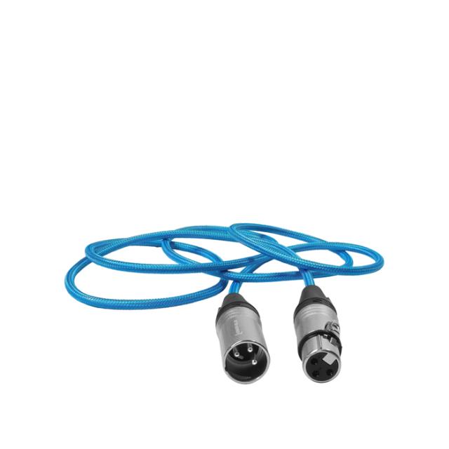 KONDOR BLUE MALE XLR TO FEMALE XLR , 150CM