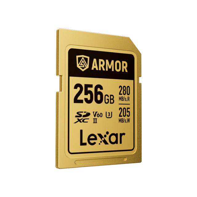 LEXAR SD 256GB U3 V60 UHS-II R280/W210 ARMOR