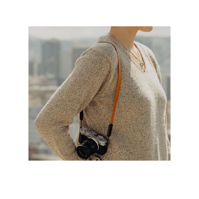 Peak Design Form Leather Strap Neck Amber