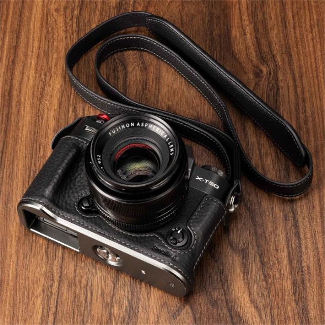 SMALLRIG 4709 LEATHER HALF CASE FUJI X-T50 BLACK