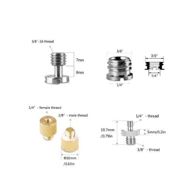 SMALLRIG 3995 SCREW RATCHET WINGNUT SET