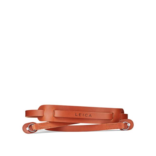 LEICA STRAP W/ SHOULDERPAD COGNAC