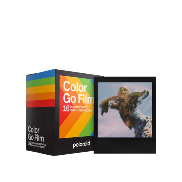 POLAROID GO FILM DOUBLE PACK 16 PHOTO BLACK FRAME