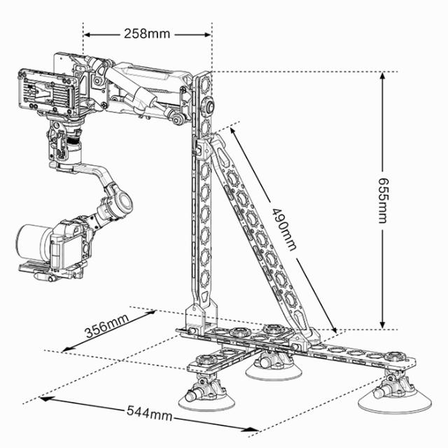 TILTA HYDRA ALIEN CAR MOUNTING SYSTEM V-MOUNT