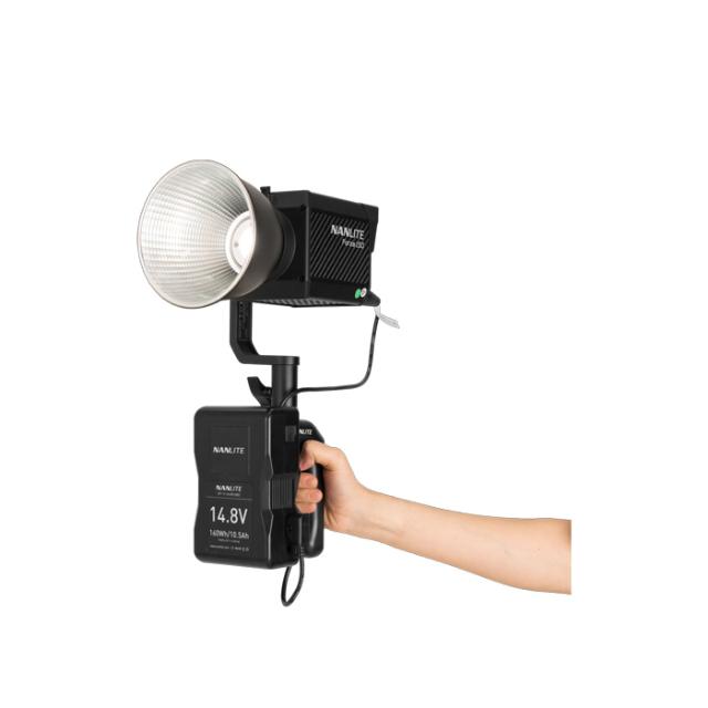 NANLITE V-MOUNT BATTERY GRIP WITH XLR CONNECTOR