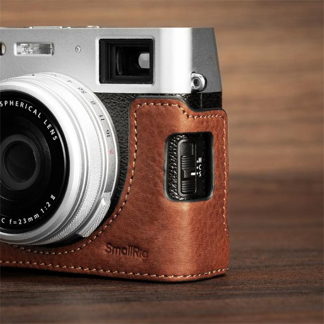 SMALLRIG S4699 LEATHER HALF CASE X100VI BROWN