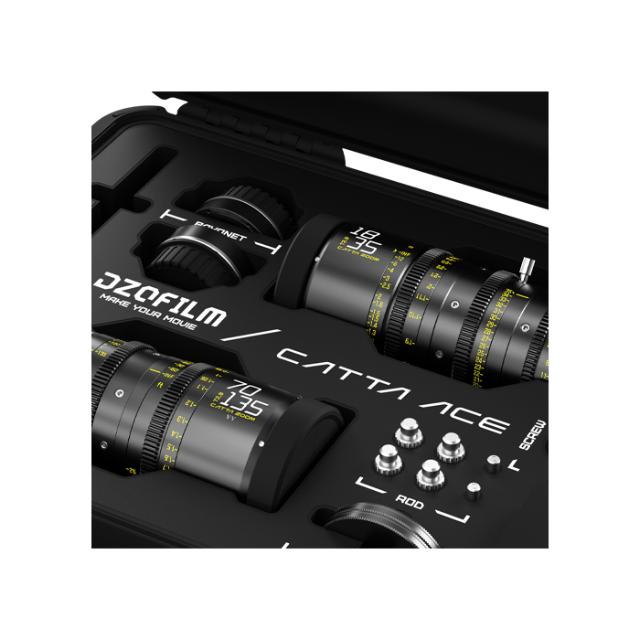 DZO CATTA ACE KIT 18-35&70-135MM BLACK T2.9 PL/EF