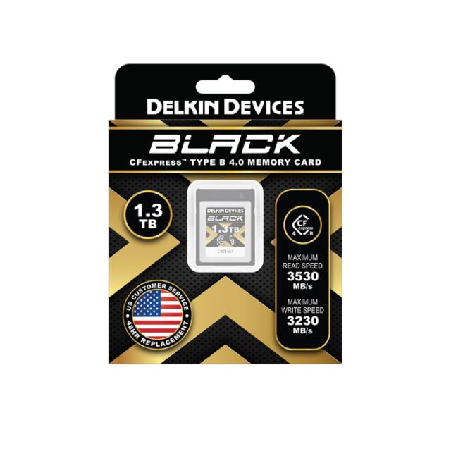 DELKIN CFEXPRESS BLACK TYPE B R3530/W3250 1.3TB