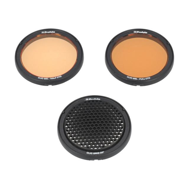 PROFOTO CLIC GRID & GEL KIT (4) USED