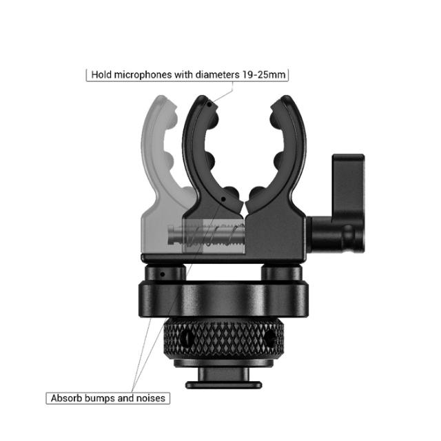 SMALLRIG 2352 SHOTGUN MIC HOLDER (COLD SHOE)