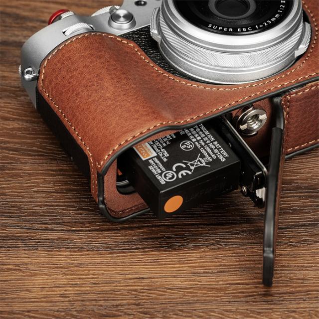 SMALLRIG S4699 LEATHER HALF CASE X100VI BROWN