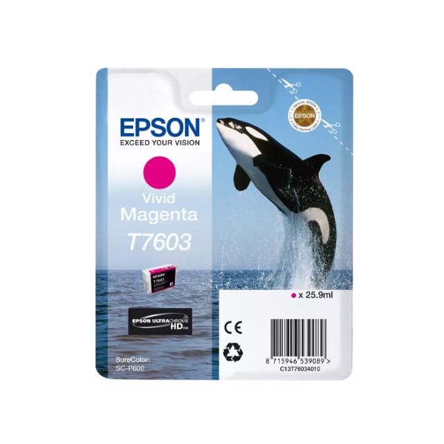 EPSON* T7603 VIVID MAGENTA F/ SC-P600 - 25,9ML