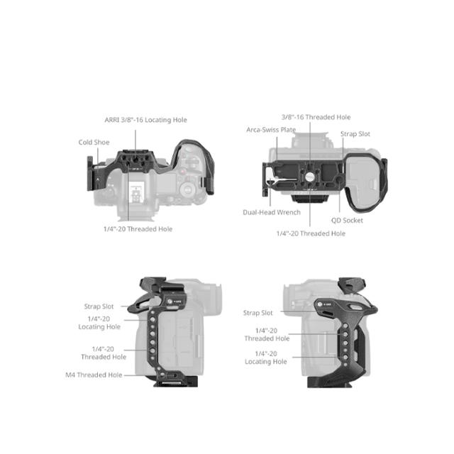 SMALLRIG 4975 BLACK MAMBA FOR CANON R5 II