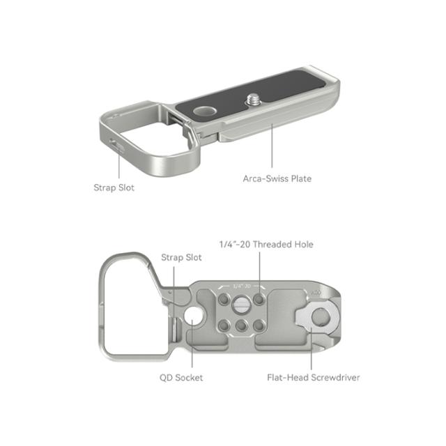 SMALLRIG 4438 BOTTOM MOUNT PLATE SILVER A7CII/A7CR