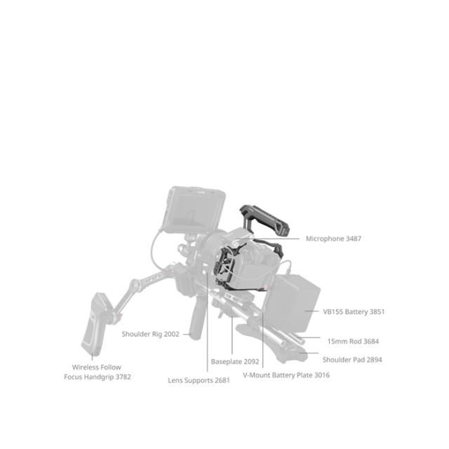 SMALLRIG 5029 HAWKLOCK QR CAGE KIT FOR CANON R5 II