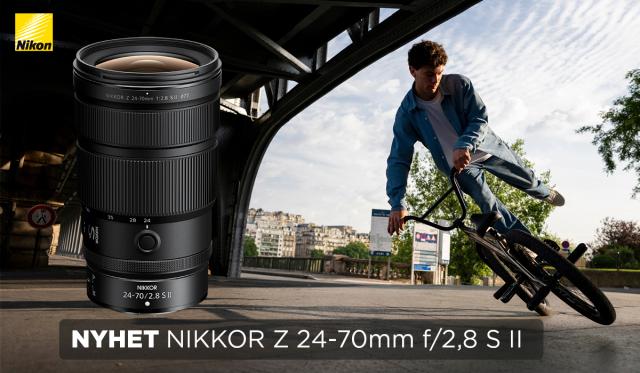 Nyhet Nikkor Z 24-70mm f/2,8 S II