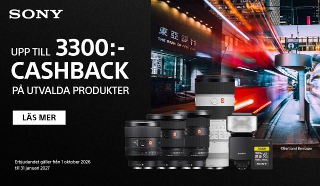 Sony Cashback banner