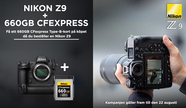 Nikon Z9 + 660GB CFexpress Type-B 