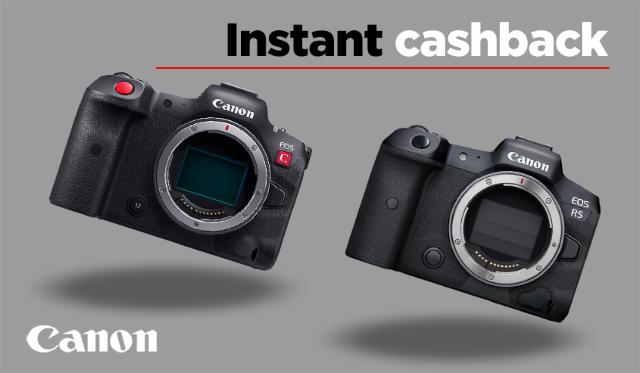 Canon EOS R5 och R5C Instant Cashback