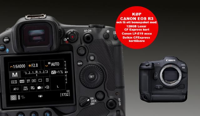 Canon EOS R3 bonus kampanj