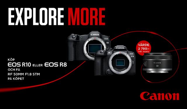 Canon EOS R8 och R10 kampanj