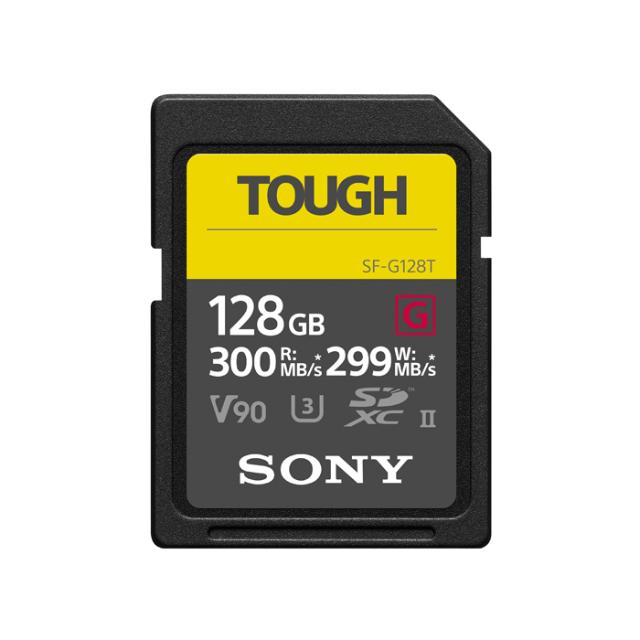 SONY SD TOUGH 128GB SF-G 300/299MB/S SDX UHS-II