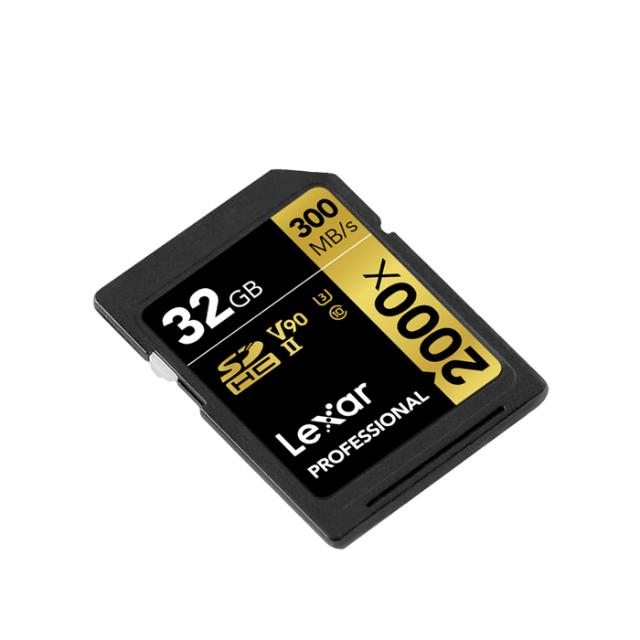 LEXAR SD 32GB U3 V90 UHS-II R300/W260