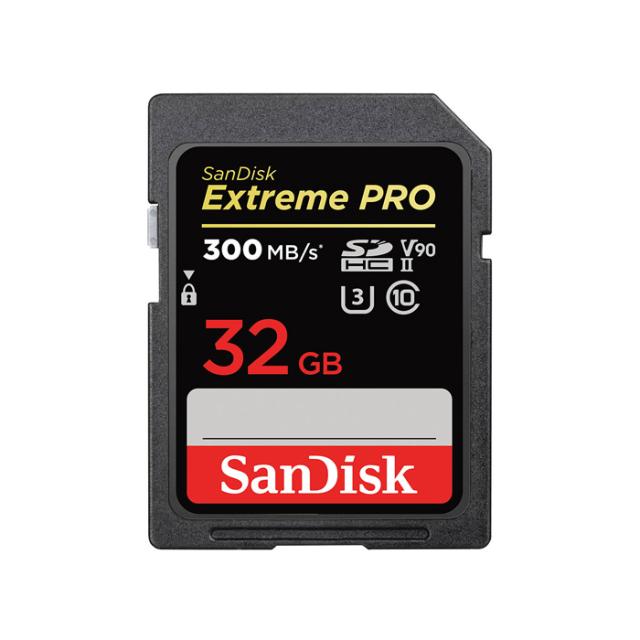 SANDISK SD 32 GB EXTREME PRO UHS-II 300MB/S V90