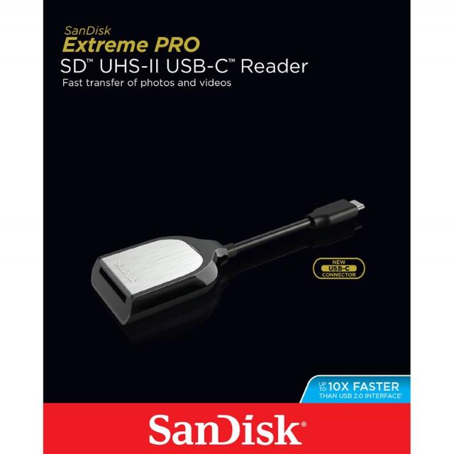 SANDISK USB-C 3.0 CARD READER SD UHSII