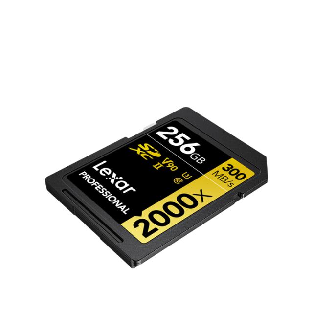 LEXAR SD 256GB U3 V90 UHS-II R300/W260