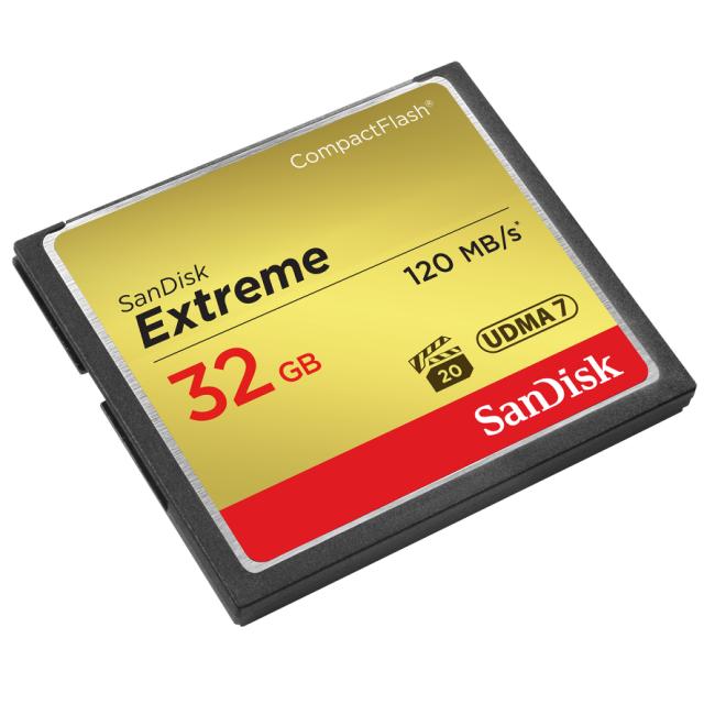 SANDISK CF 32 GB EXTREME 120MB/S