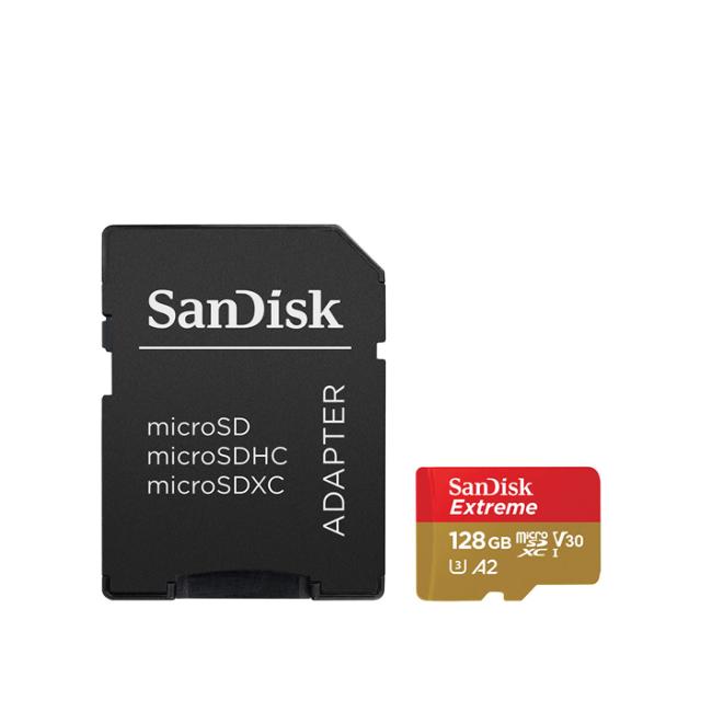 SANDISK MICROSDXC 128 GB EXTREME PRO 190MB/S U3