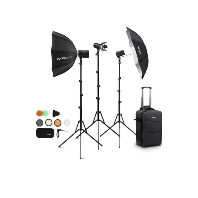 GODOX AD300PRO & AD100PRO 3 HEADS KIT