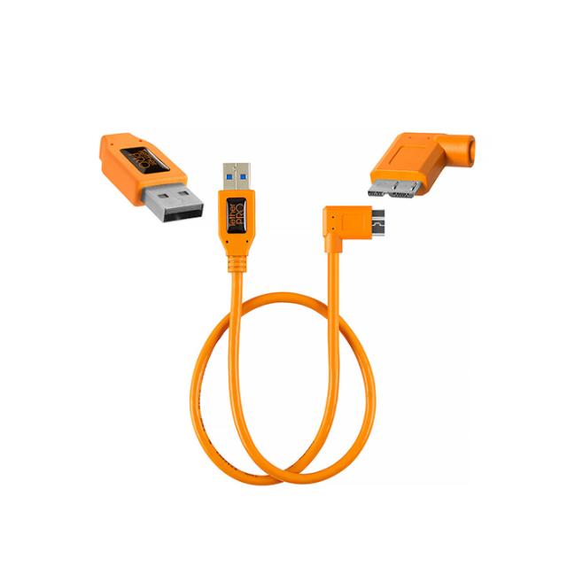 TETHER TOOLS USB 3.0 MICRO-B RIGHT ANGLE 0,5M