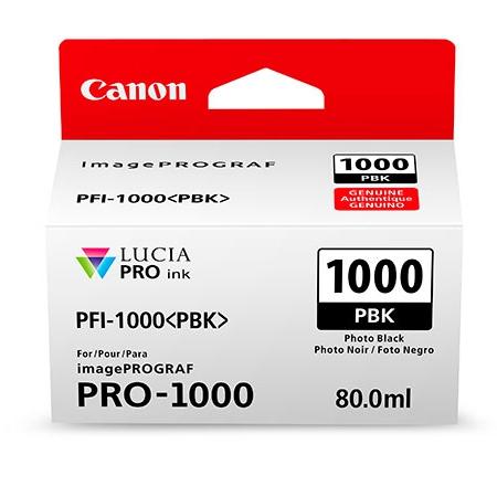 CANON PFI-1000PBK PHOTO BLACK FOR PRO-1000