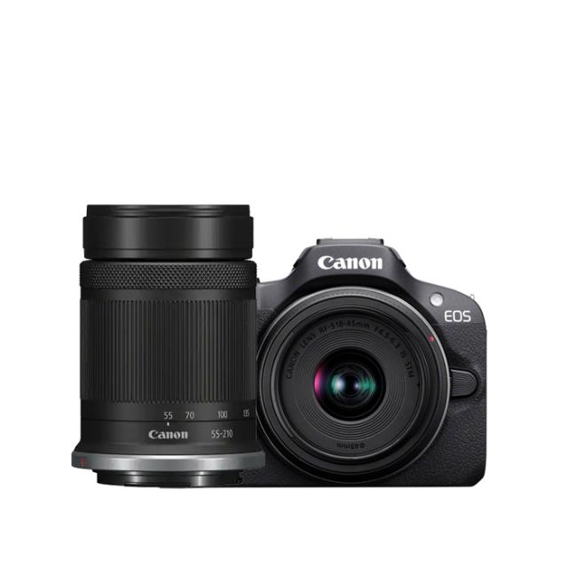 CANON EOS R100 + RF-S 18-45MM + 55-210 IS STM