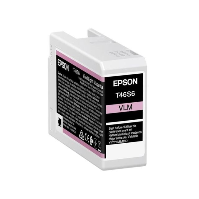 EPSON T46S600 VIVID LIGHT MAGENTA FOR P700 25ML