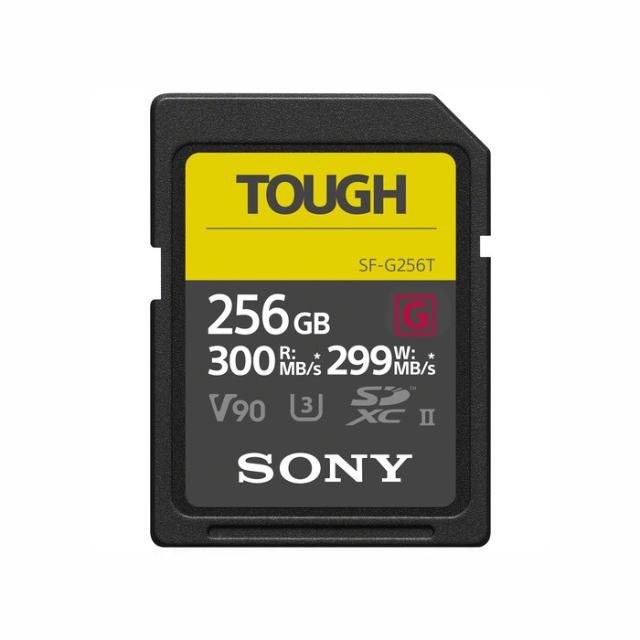 SONY SD TOUGH 256GB SF-G 300/299MB/S SDX UHS-II