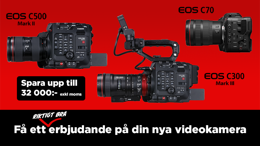 Få ett riktigt bra erbjudande på din nya Canon videokamera