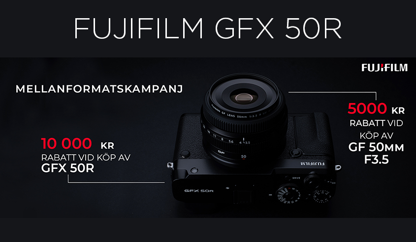 Fujifilm GFX 50R kampanj